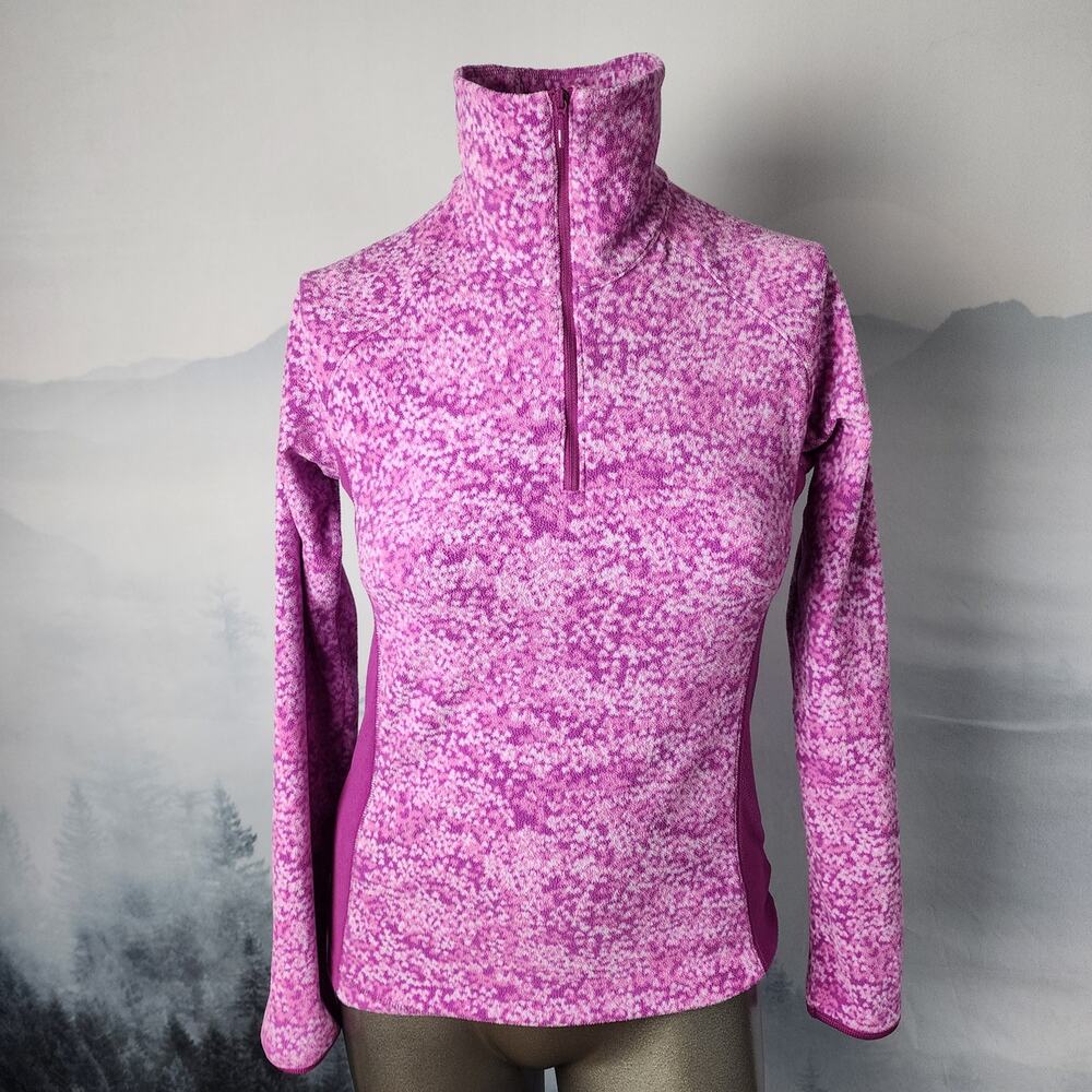 Columbia Arctic Air Fleece 1/2 Zip Purple / Pink Pullover | Women's XS